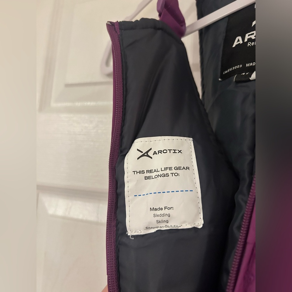NWT Arctix Kids Snowsuit Purple - Picture 5 of 10